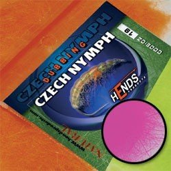 Hends Czech Nymph Dubbing CND241 - Fluo Pink