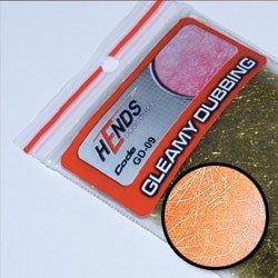 Hends Gleamy Dubbing GD08 - Oranžová svetlá fluo