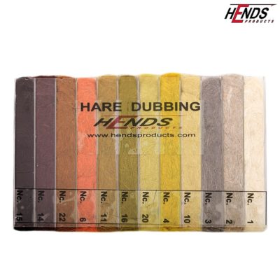 Hends Hare Dubbing Box 12 farieb HZB01 - Tmavý