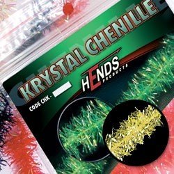Hends Krystal Chenille CHK05 15mm - Žlto oranžová svetlá