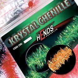 Hends Krystal Chenille CHK07 15mm - Oranžová