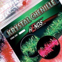 Hends Krystal Chenille CHK16 6mm - Ružová fluo