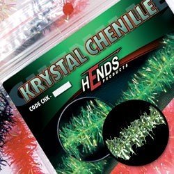 Hends Krystal Chenille CHK03 6mm - Zelená fluo