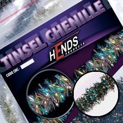 Hends Tinsel Chenille CHT15 6mm - Pávia bronzová