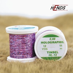 Hends Holographic Tinsel HL12 0,69mm - Fialová svetlá