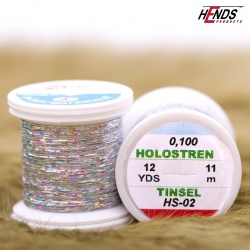 Hends Holostrength Tinsel 0,1mm, 11m HS02 - Strieborná