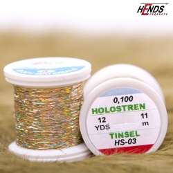 Hends Holostrength Tinsel 0,1mm, 11m HS03 - Zlatá