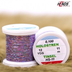Hends Holostrength Tinsel 0,1mm, 11m HS11 - Strieborno fialová