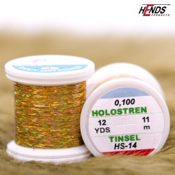 Hends Holostrength Tinsel 0,1mm, 11m HS14 - Zlatá tmavá