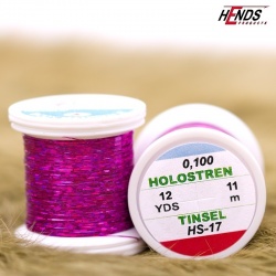 Hends Holostrength Tinsel 0,1mm, 11m HS17 - Ružová tmavá