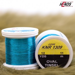 Hends Oval Tinsel 11m KNR1309 - Modrá svetlá