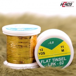 Hends Flat Tinsel LPK02 0,8mm - Zlatá