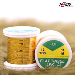 Hends Flat Tinsel LPK03 0,8mm - Zlatá tmavá