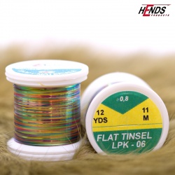 Hends Flat Tinsel LPK06 0,8mm - Pávia perleťová