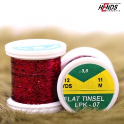 Hends Flat Tinsel LPK07 0,8mm - Červená