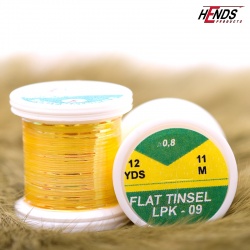 Hends Flat Tinsel LPK09 0,8mm - Žltá perleťová