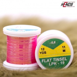 Hends Flat Tinsel LPK19 0,8mm - Ružová perleťová