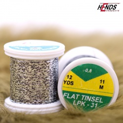 Hends Flat Tinsel LPK31 0,8mm - Grizzly Silver