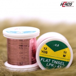 Hends Flat Tinsel LPK99 0,8mm - Žltá fluo perleťová