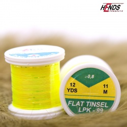 Hends Flat Tinsel LPK99 0,8mm - Žltá fluo perleťová