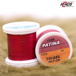 Hends Patina Tinsel 0,69mm 10m PAT08 - Červená
