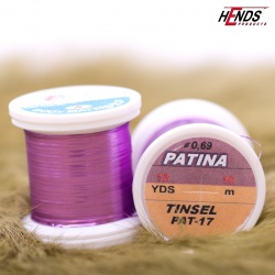 Hends Patina Tinsel 0,69mm 10m PAT17 - Ružovo fialová