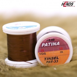 Hends Patina Tinsel PAT33 0,69mm 11m - Brown