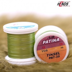 Hends Patina Tinsel PAT39 0,69mm 11m - Olivová svetlá