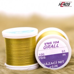 Hends Grall Thread 0,10mm 91m VNG304 - Olivová