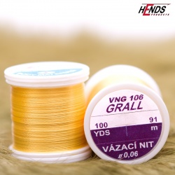 Hends Grall Thread 0,04mm 91m VNG006 - Žltá