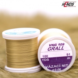 Hends Grall Thread 0,06mm 91m VNG109 - Zlato žltá