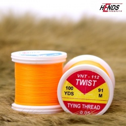 Hends Twist Thread 0,05mm 91m VNT112 - Oranžová fluo