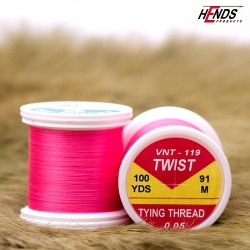 Hends Twist Thread VNT119 0,05mm 91m - Ružová