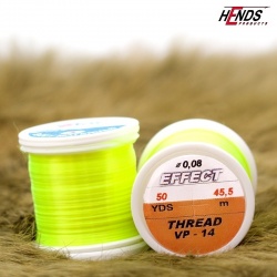 Hends Effect Thread 0,08mm 45,5m VP14 - Žltá fluo