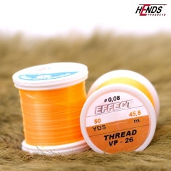Hends Effect Thread 0,08mm 45,5m VP26 - Oranžová svetlá fluo