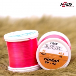 Hends Effect Thread 0,08mm 45,5m VP42 - Červeno oranžová