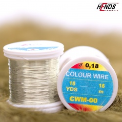 Hends Colour Wire 0,09mm 21,6m CWS00 - Strieborná