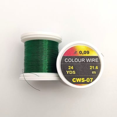 Hends Colour Wire 0,09mm 21,6m CWS07 - Zeleno modrá tmavá