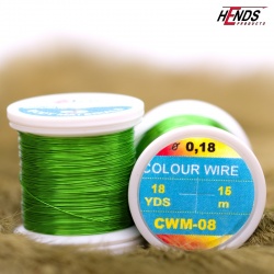 Hends Colour Wire 0,18mm 15m CWM08 - Zelená
