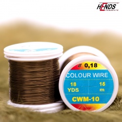 Hends Colour Wire 0,09mm 21,6m CWS10 - Hnedá svetlá