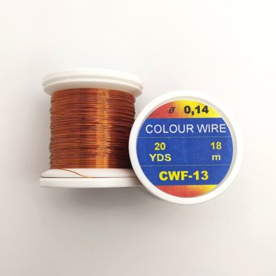 Hends Colour Wire 0,14mm 18m CWF13 - Oranžovo medená