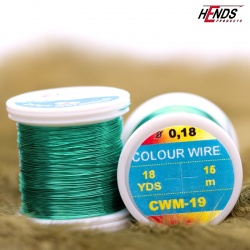 Hends Colour Wire 0,09mm 21,6m CWS19 - Tyrkysová