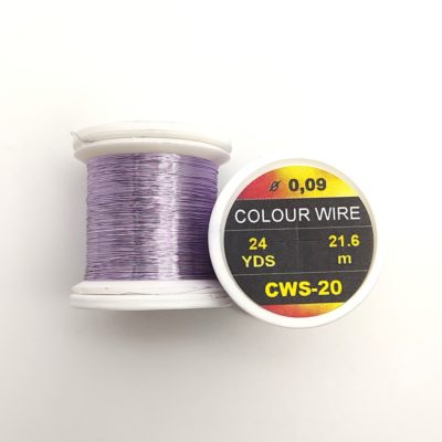 Hends Colour Wire 0,09mm 21,6m CWS20 - Modro fialová svetlá