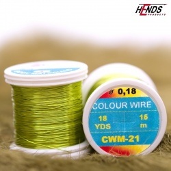 Hends Colour Wire 0,09mm 21,6m CWS21 - Chartreuse