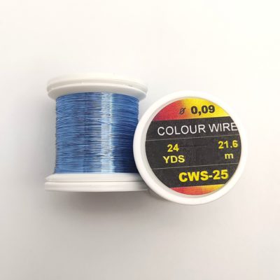 Hends Colour Wire 0,09mm 21,6m CWS25 - Modrá svetlá