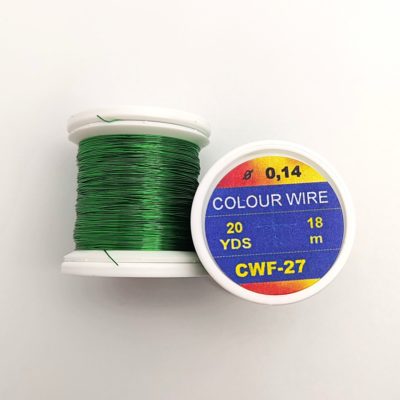 Hends Colour Wire 0,14mm 18m CWF27 - Green