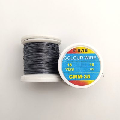 Hends Colour Wire 0,18mm 15m CWM35 - Šedá