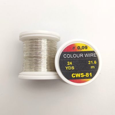 Hends Colour Wire 0,09mm 21,6m CWS81 - Light Silver