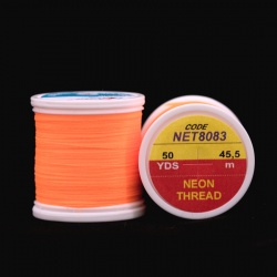 Hends UV Neon Thread 45,5m NET8083 - Oranžová fluo