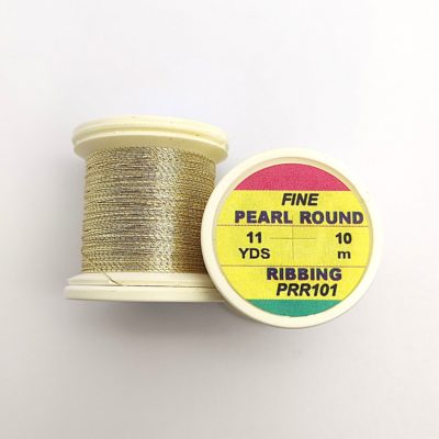 Hends Pearl Round Ribbing Thread 10m PRR101 - Zlatá svetlá